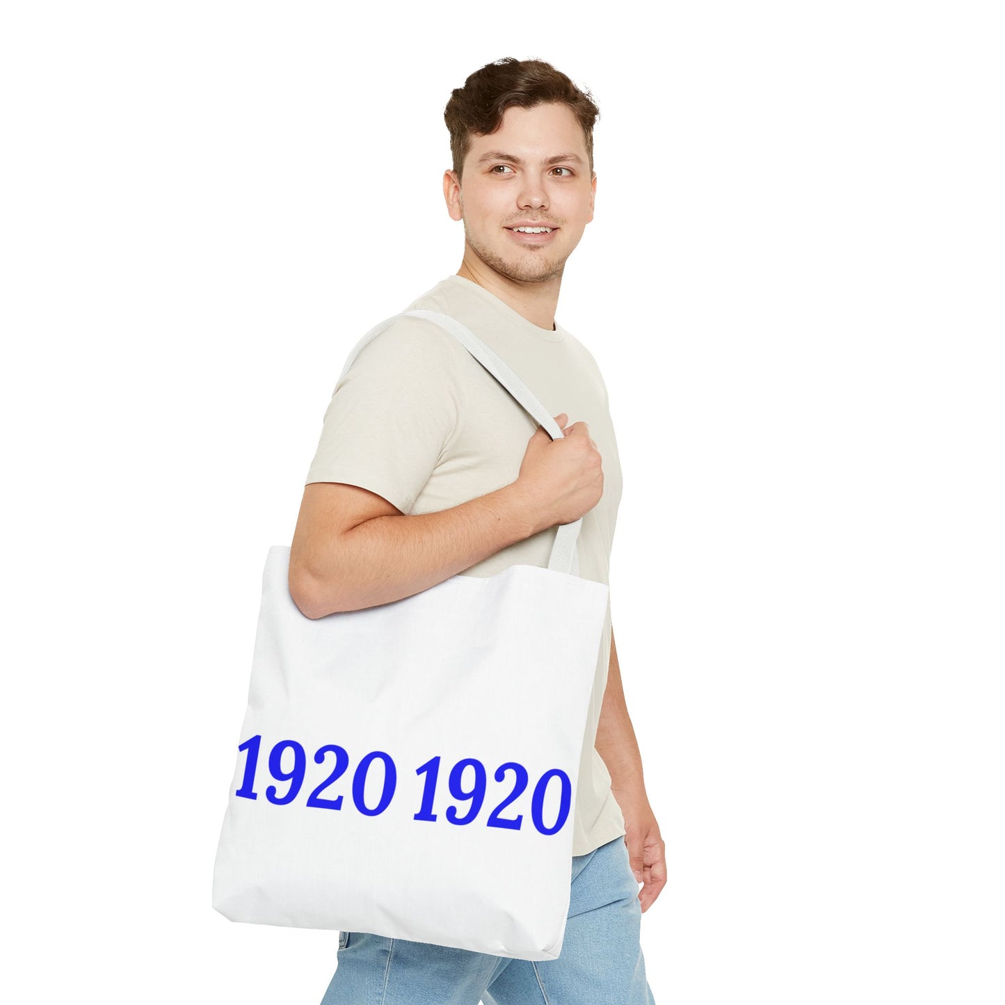 1920 Zeta Phi Beta Sorority Tote Bag – Customizable Handle Colors, Stylish and Durable - Numbers Only