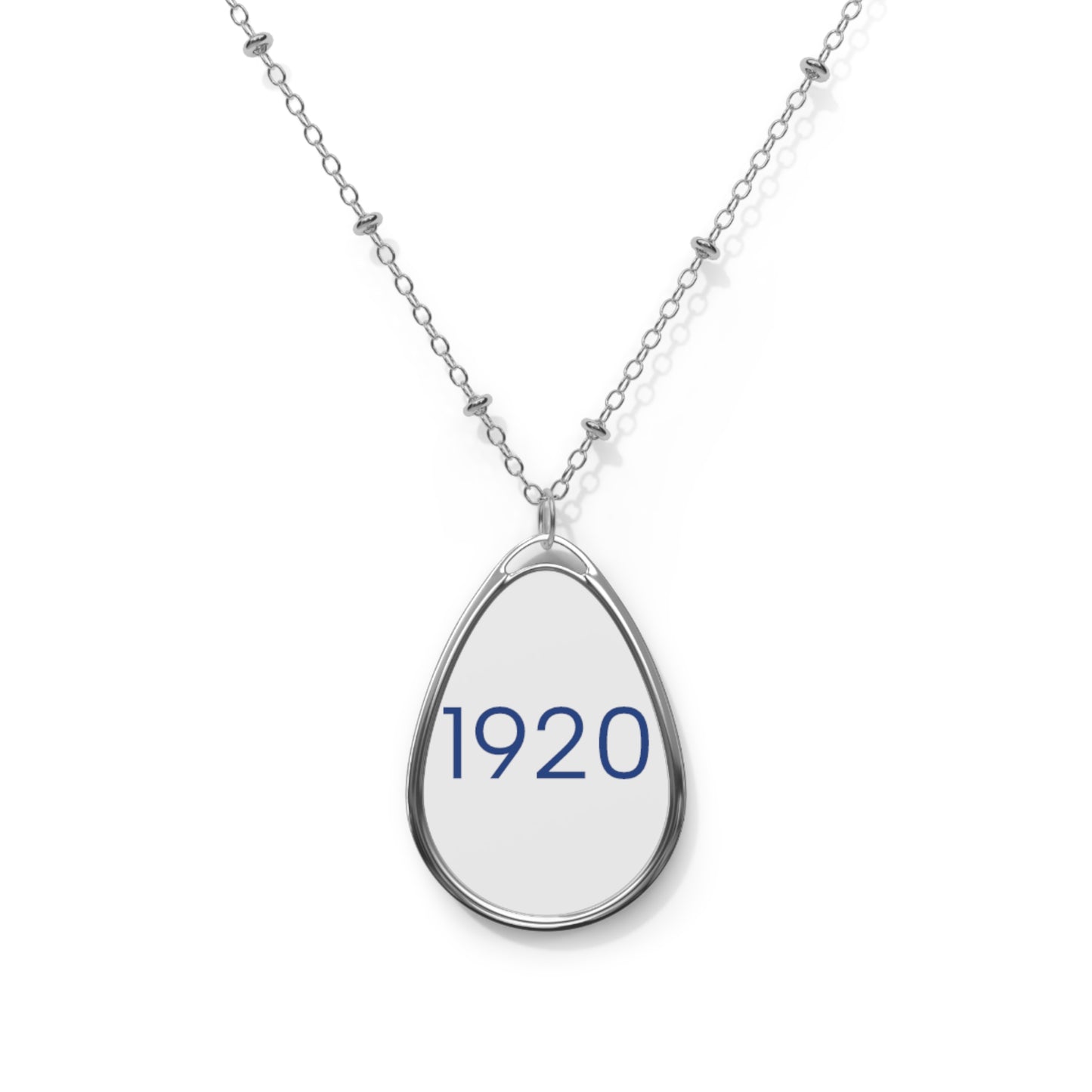 Zeta Phi Beta Paraphernalia, Oval Necklace, 1920