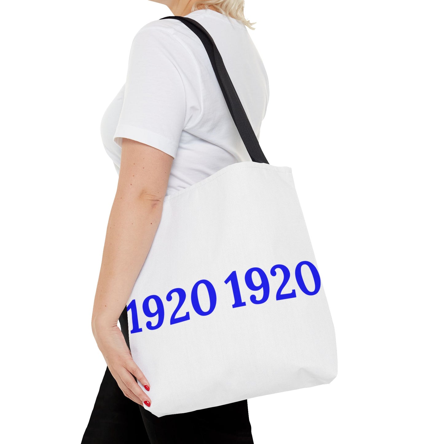 1920 Zeta Phi Beta Sorority Tote Bag – Customizable Handle Colors, Stylish and Durable - Numbers Only