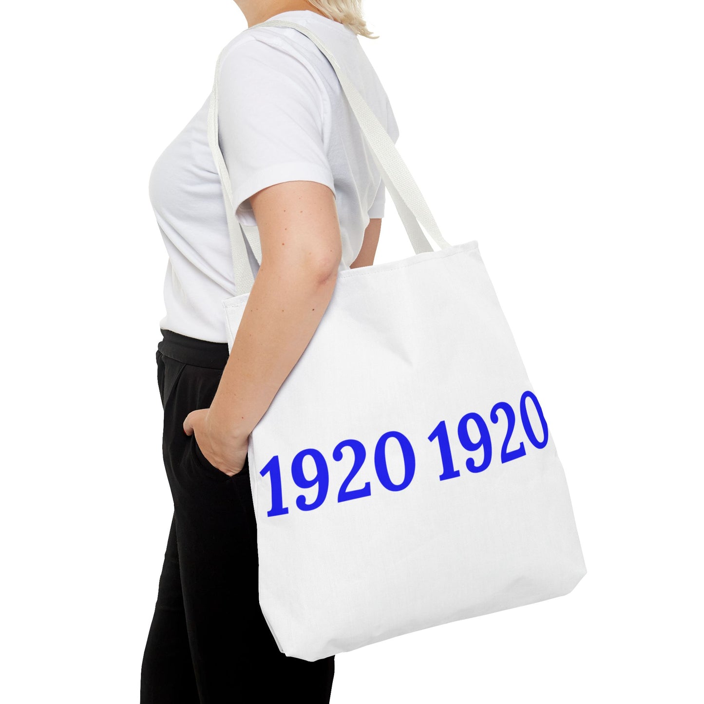 1920 Zeta Phi Beta Sorority Tote Bag – Customizable Handle Colors, Stylish and Durable - Numbers Only