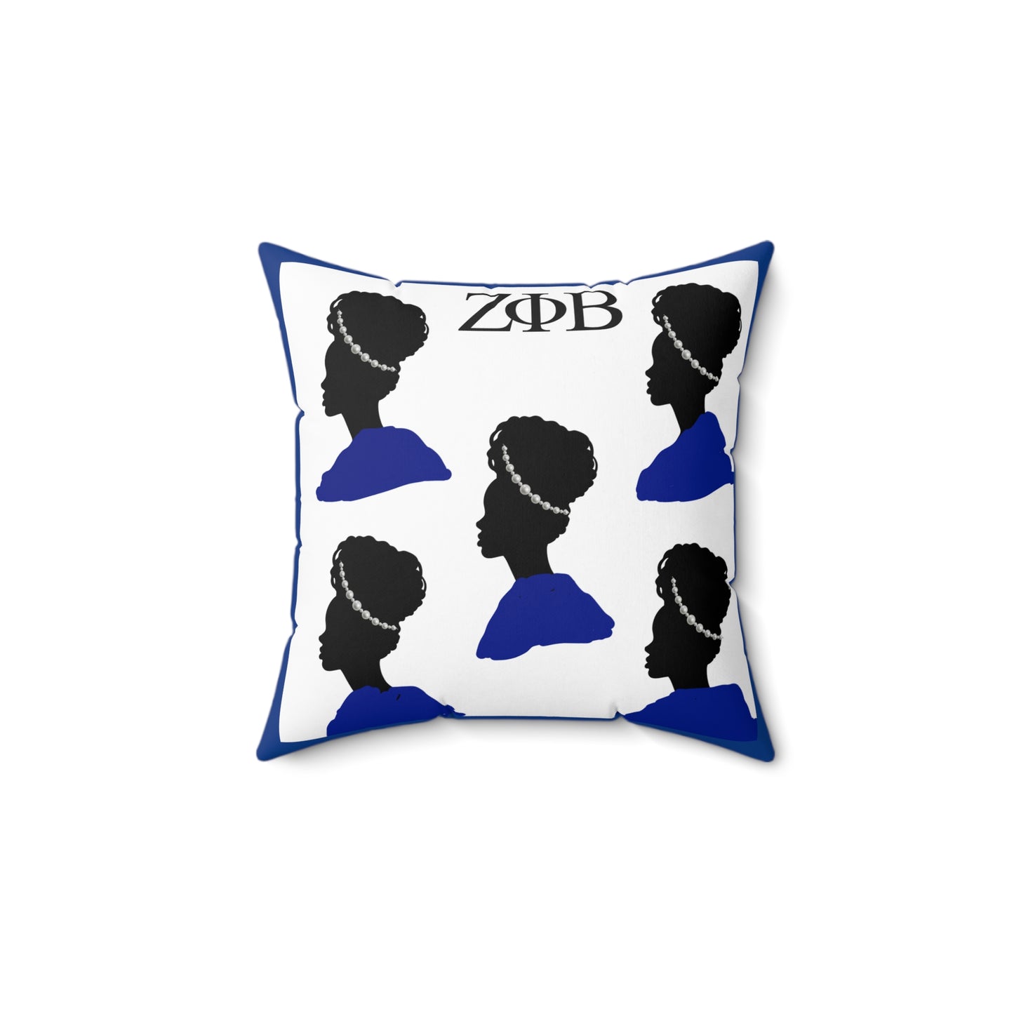 Zeta Phi Beta Paraphernalia, Zeta Phi Beta, Zeta Phi Beta Shirt, 1920, ZPB, Spun Polyester Square Pillow, 14x14