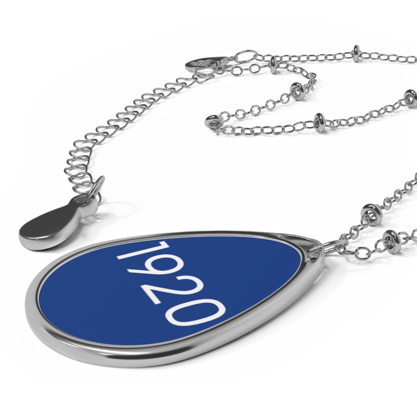 Zeta Phi Beta Paraphernalia, Oval Necklace, 1920