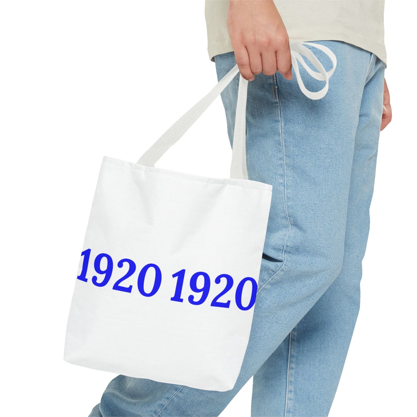 1920 Zeta Phi Beta Sorority Tote Bag – Customizable Handle Colors, Stylish and Durable - Numbers Only