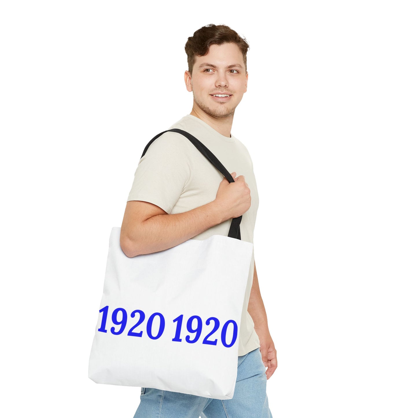 1920 Zeta Phi Beta Sorority Tote Bag – Customizable Handle Colors, Stylish and Durable - Numbers Only