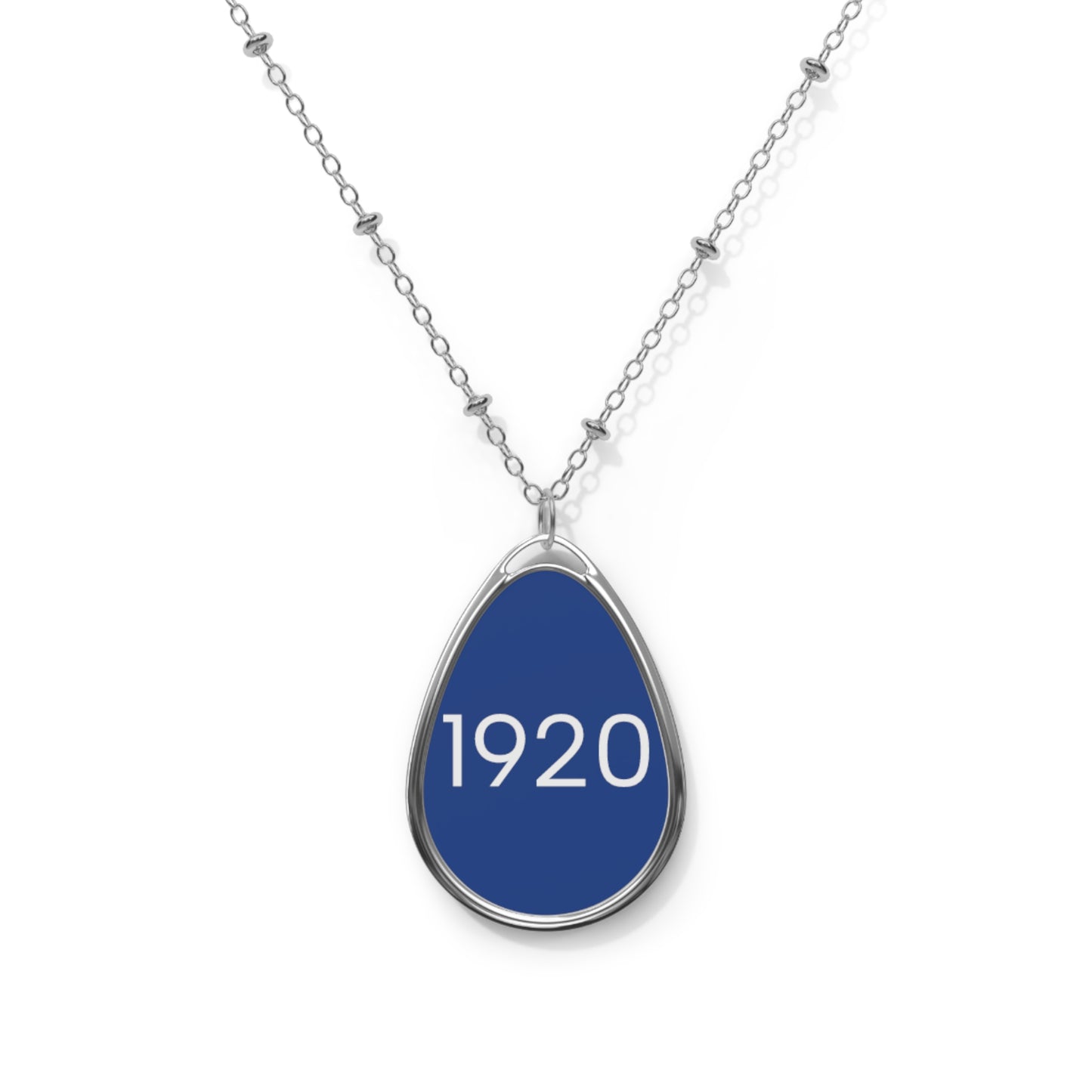 Zeta Phi Beta Paraphernalia, Oval Necklace, 1920