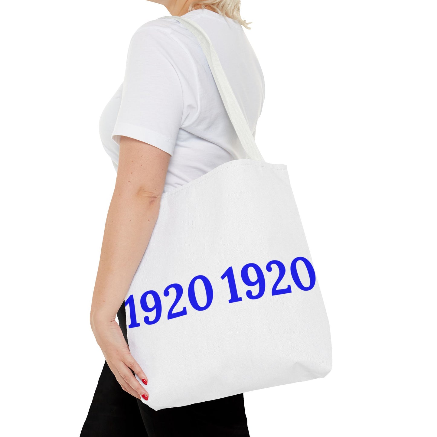 1920 Zeta Phi Beta Sorority Tote Bag – Customizable Handle Colors, Stylish and Durable - Numbers Only